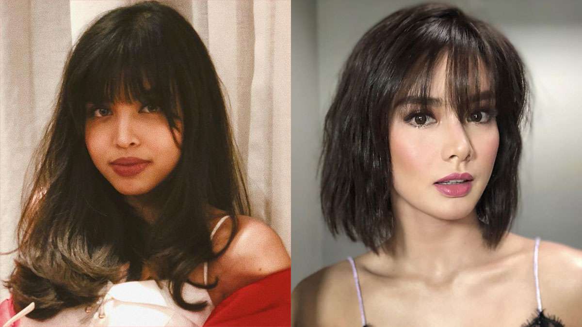 celebrity bangs + hairstyles 2018 | cosmo.ph