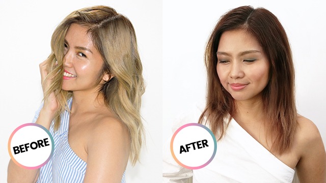 How I Dyed My Hair From Blonde To Brunette
