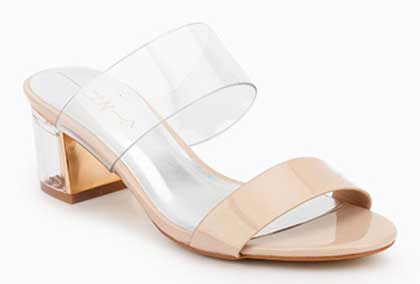 bershka clear heels