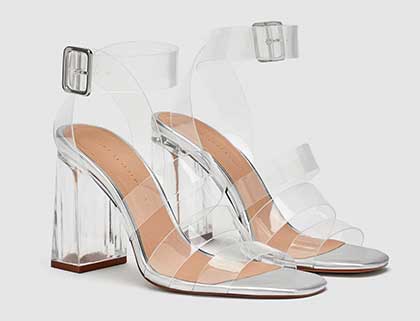 Clear Block Heels Trend