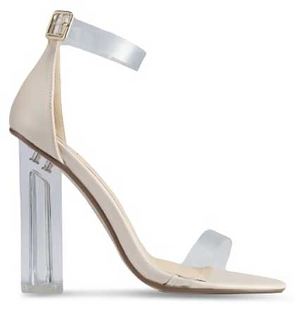 Clear Block Heels Trend