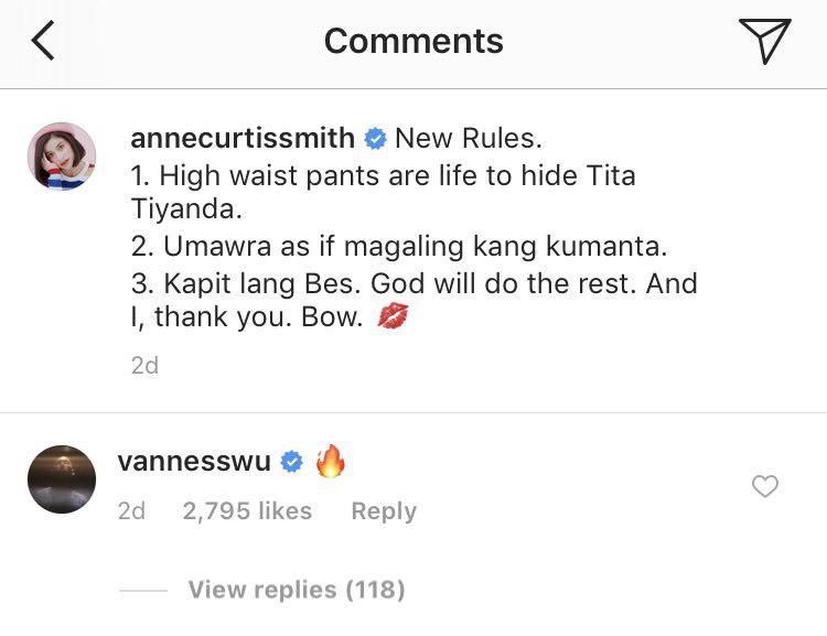 Vanness Wu Wrote A Comment On Anne Curtis' IG Post - 750 x 577 jpeg 30kB