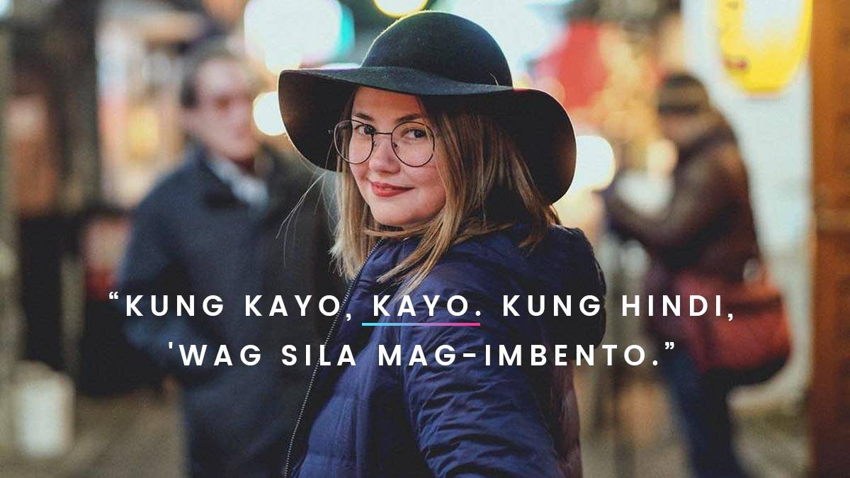 Angelica Panganiban Tweets Advice For Love Teams