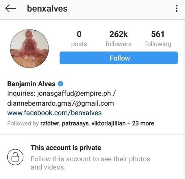 Julie Anne San Jose Unfollows Benjamin Alves On Instagram