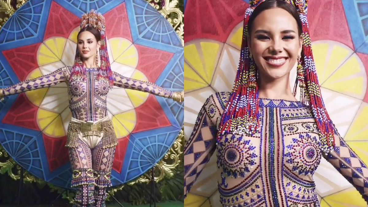 Catriona Gray Miss Universe National Costume Malfunction.
