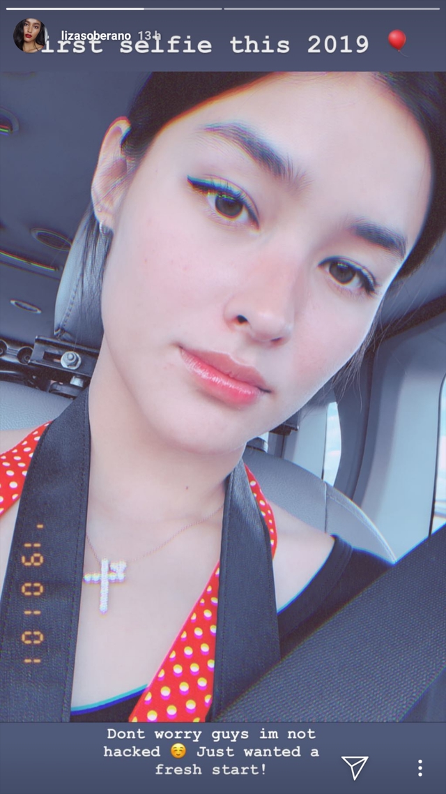 Liza Soberano Posts Her First Selfie For 2019 On Instagram 0361