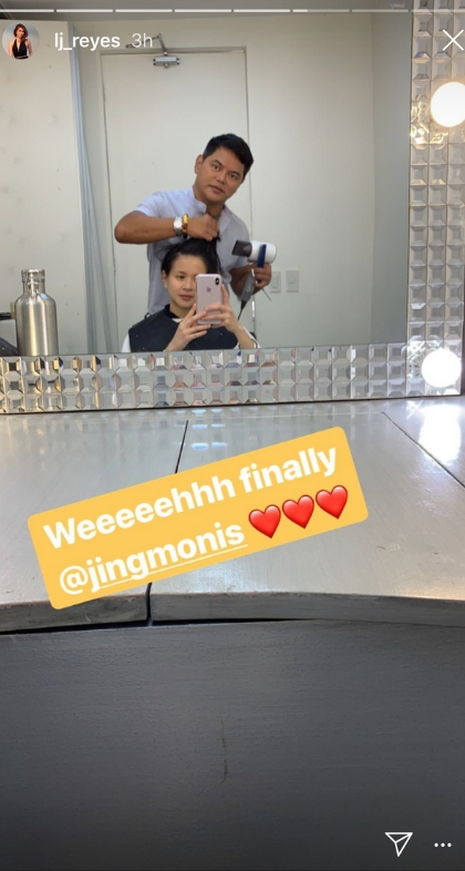 Lj Reyes Just Got An Angled Short Bob At Jing Monis Salon