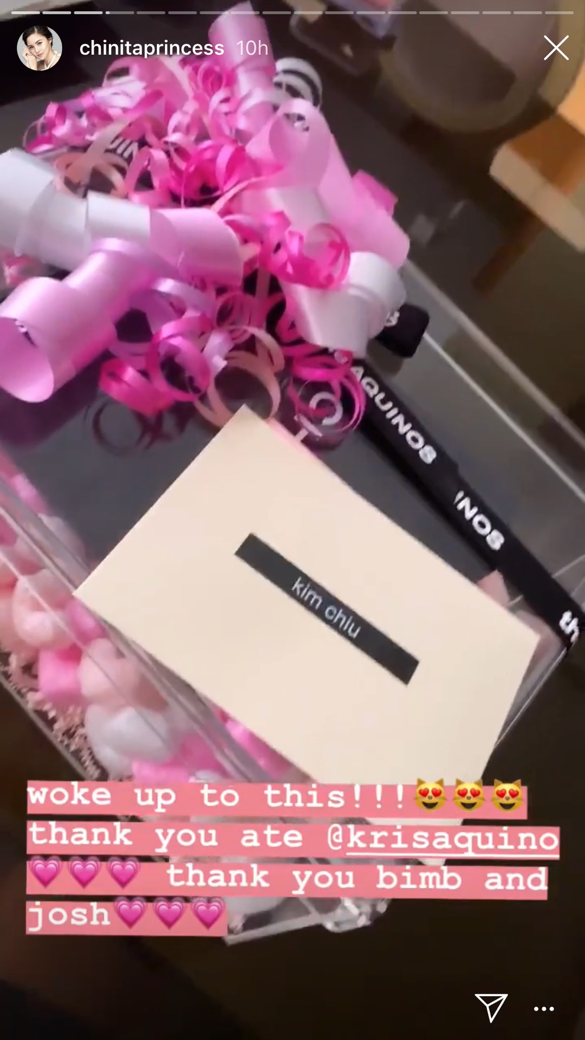 Kris Aquino Gives Kim Chiu A Chanel Handbag For Her Birthday