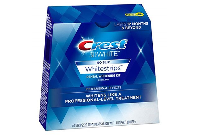 Enamel safe teeth whitening strips