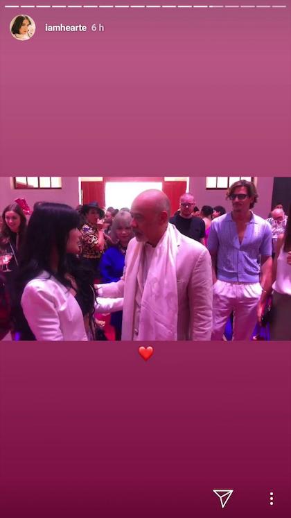 Christian Louboutin spends time with Heart Evangelista
