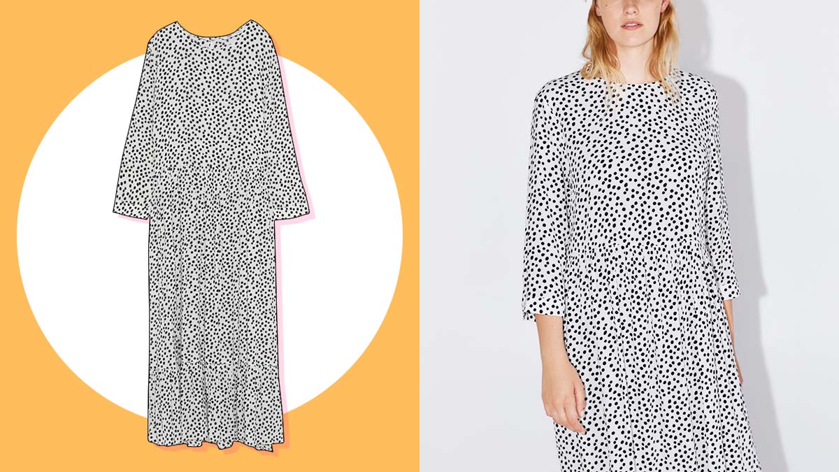 Check Out This Viral Zara Polka Dot Dress