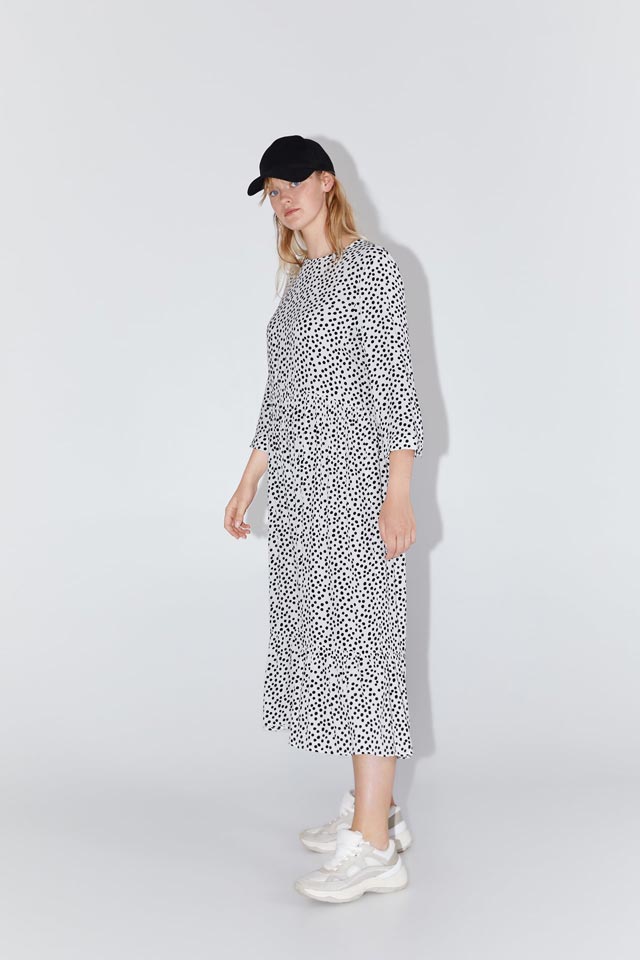 Zara's viral polka dot dress now comes in a new colour