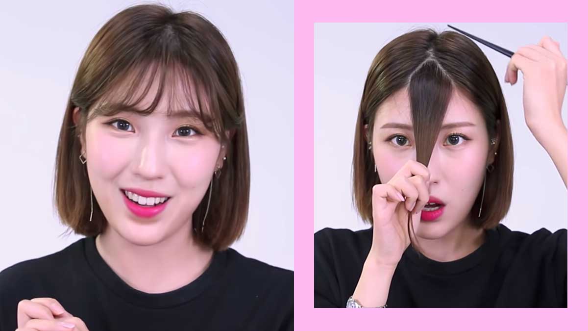 How To Cut K-Style Bangs