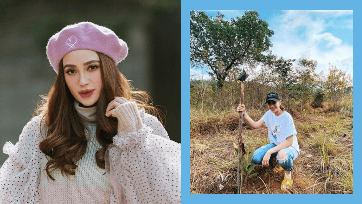 Arci Munoz Spends Birthday Planting Trees