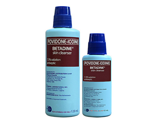 cleanser betadine iodine floodwater povidone watsons 60ml 120ml p187 p280 flu