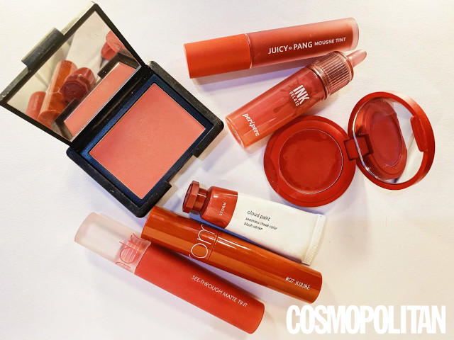 reddish makeup shades collection