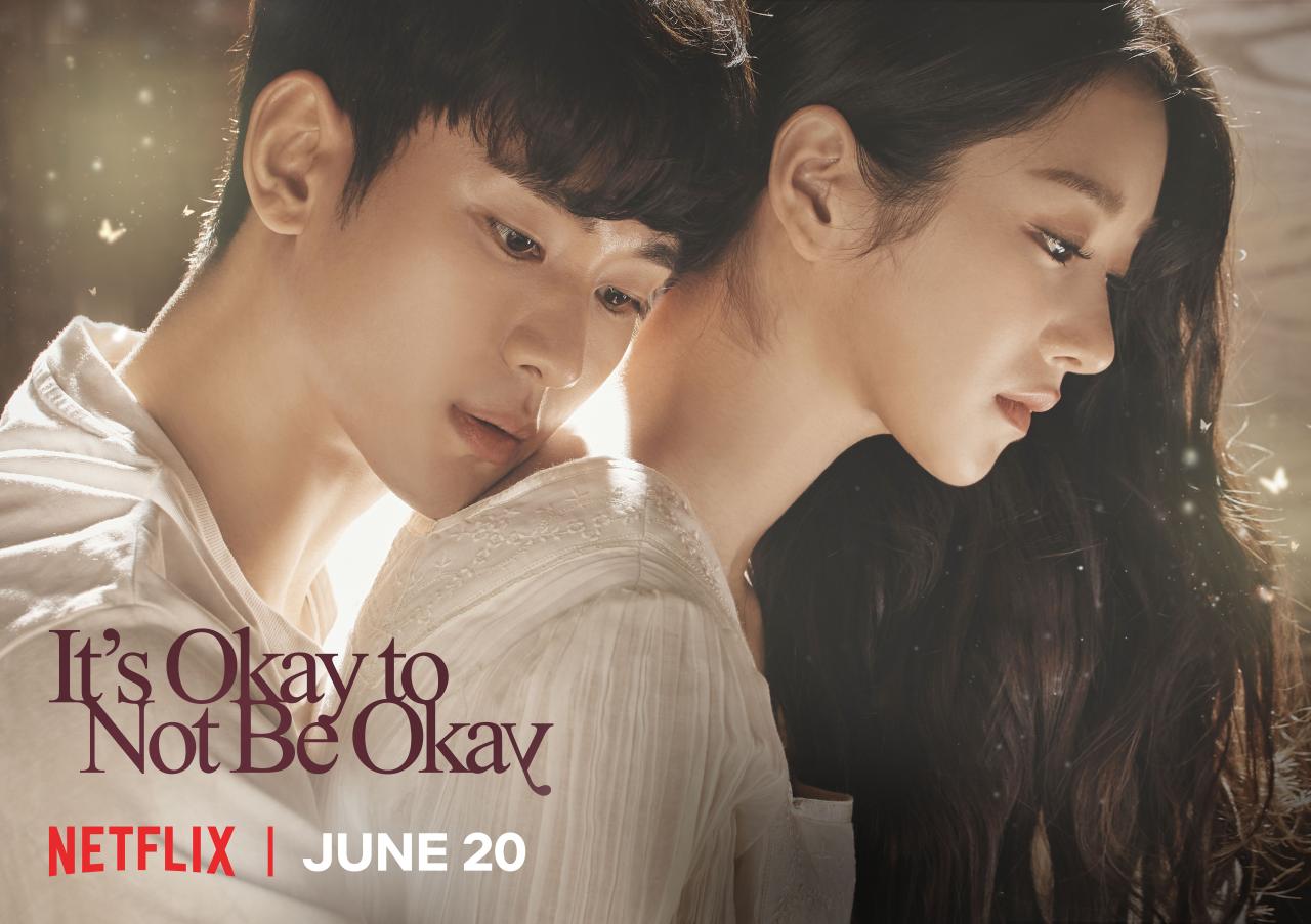 Poster of It's Okay To Not Be Okay, starring Kim Soo Hyun and Seo Ye Ji.
