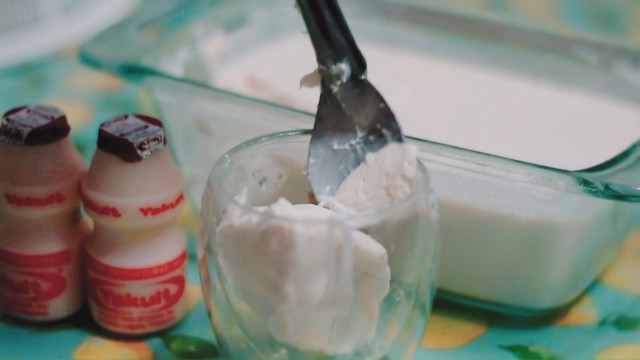 How to make Yakult ice cream
