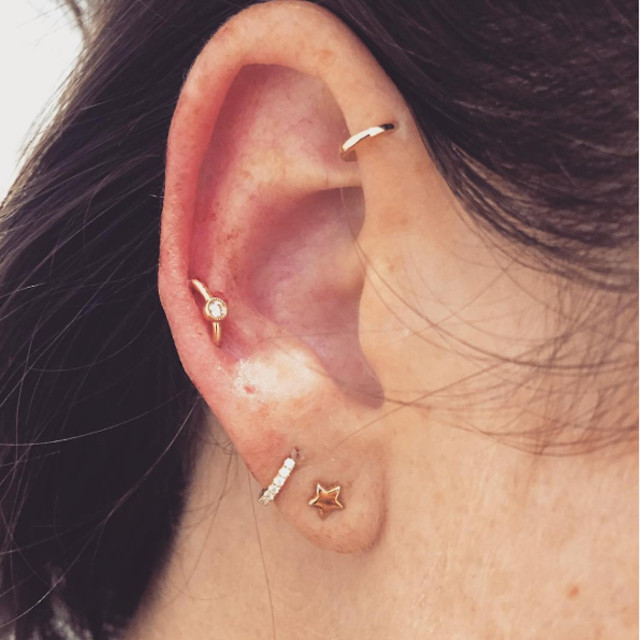 Types of ear piercings