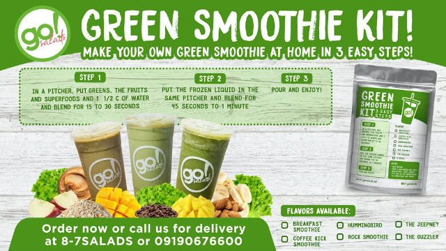 Go! Salads Now Sells Green Smoothie Kits