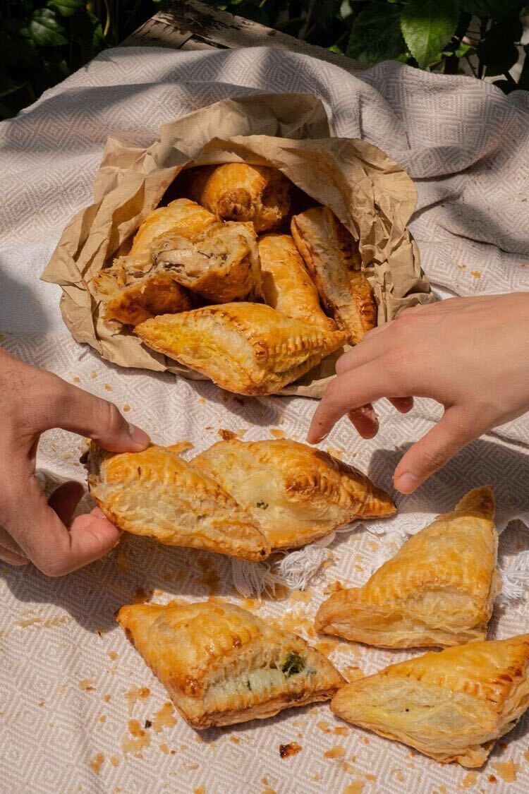 A group shot of puff pastries by Puff Daddy