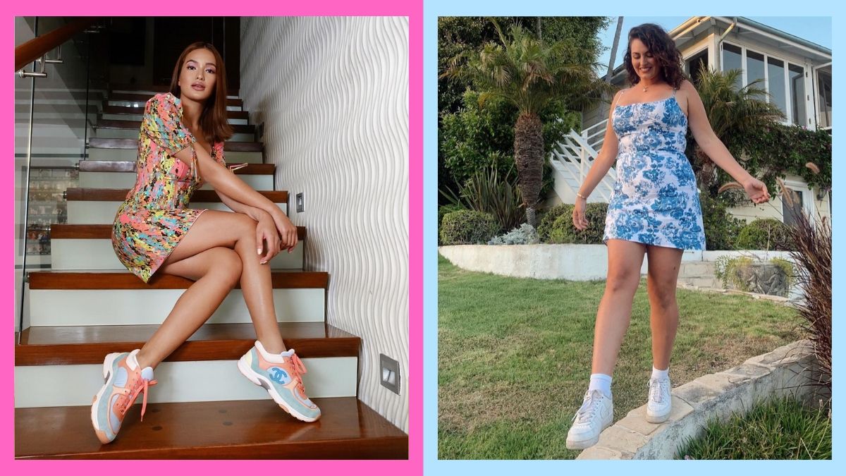 Best Looks: Dresses With Sneakers