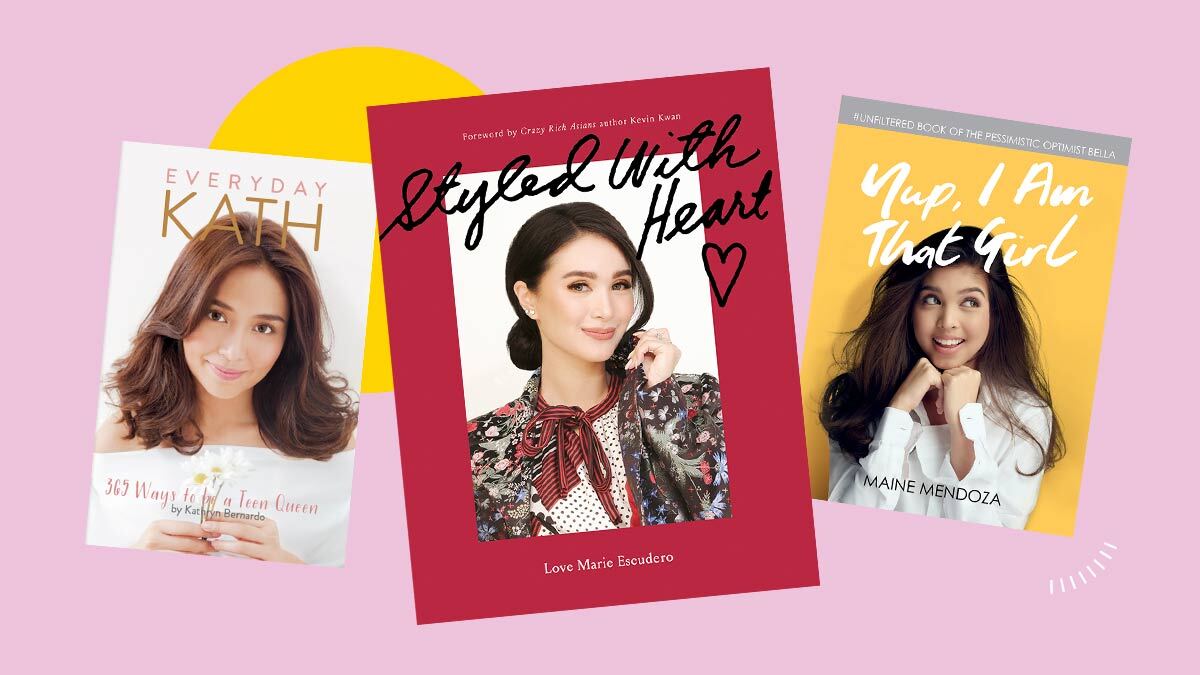 Summit Books by popular Pinay actresses: Everyday Kath, Styled With Heart, Yup I Am That Girl.