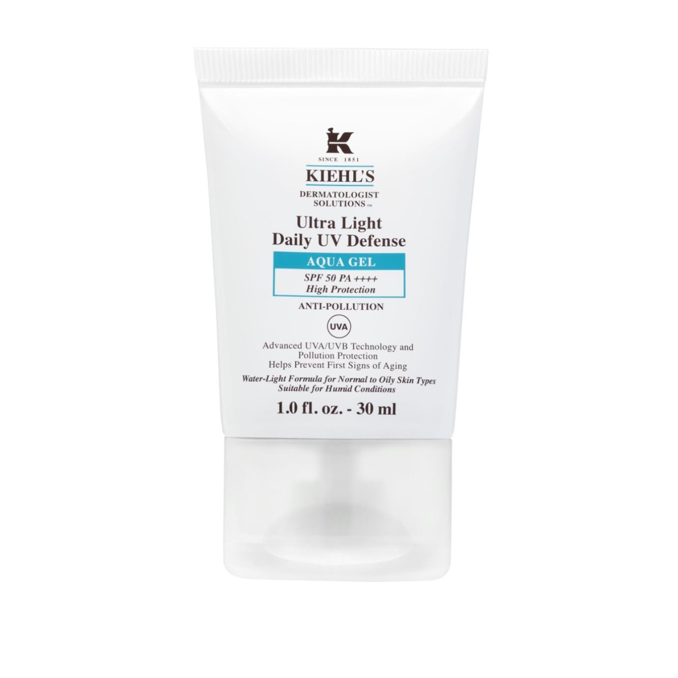 Best Non-Sticky Face Sunscreen: Kiehl's Ultra Light Daily UV Defense Aqua Gel