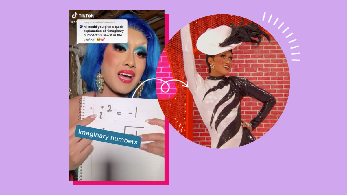 Kyne is a Pinoy drag queen based in Canada, who uses TikTok to teach mathematics.