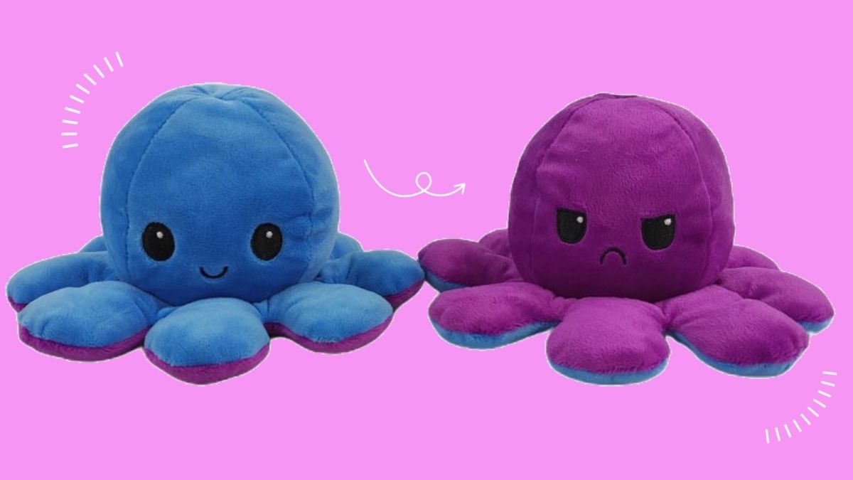 TikTok Reversible Octopus Stuffed Toy
