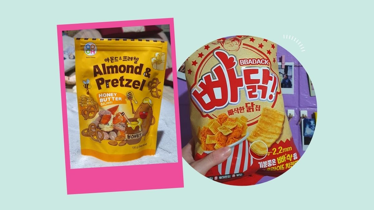 Popular Korean grocery store snacks.