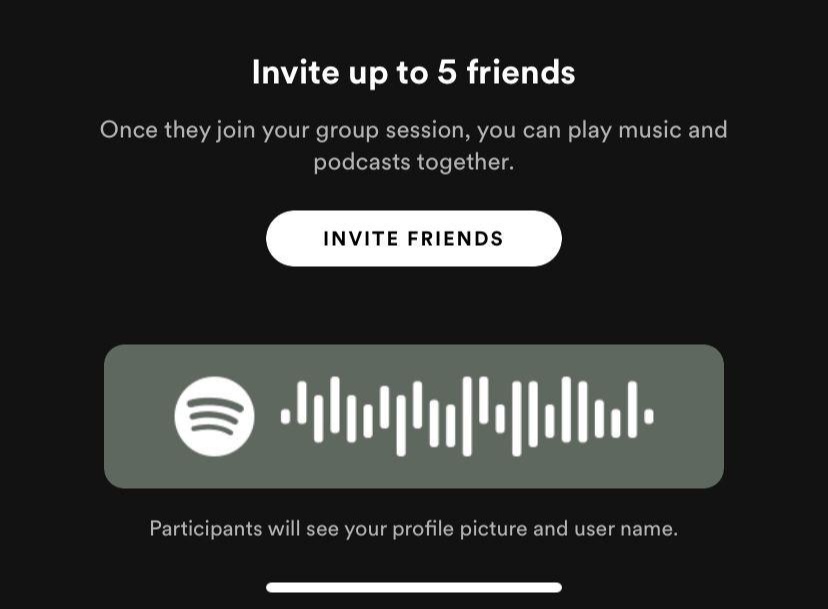 Spotify group session