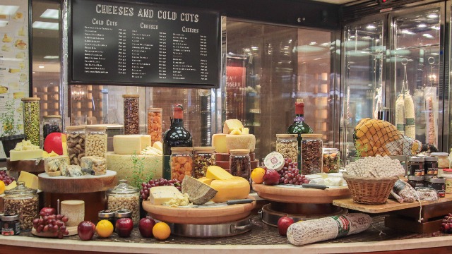 Spiral's cheese room