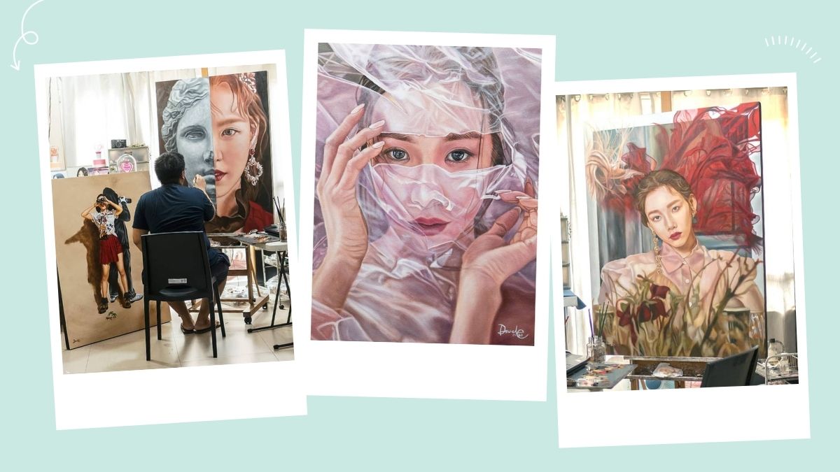 Pinoy artist Daniel Evangelista has been a K-pop fan for 13 years, and has merged his love for Korean culture with his impressive painting skills.
