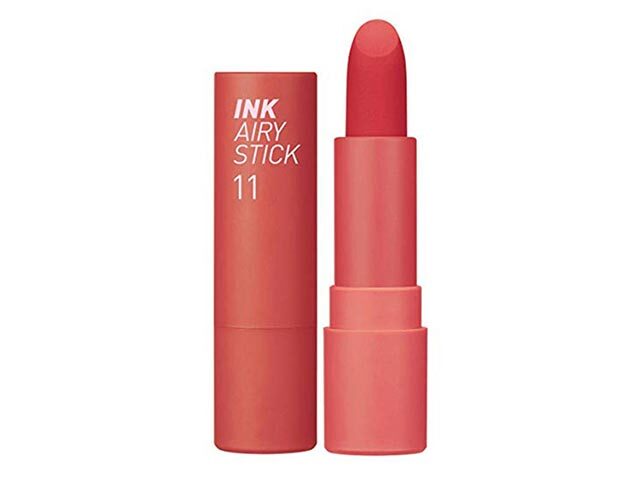 Best Matte Lipsticks: Peripera Ink The Airy Stick Lipstick in 011 Better Coral