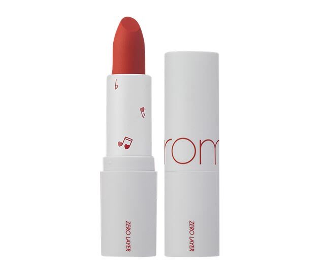 Best Matte Lipsticks: Romand Zero Layer Lipstick in M02 Coral Flat