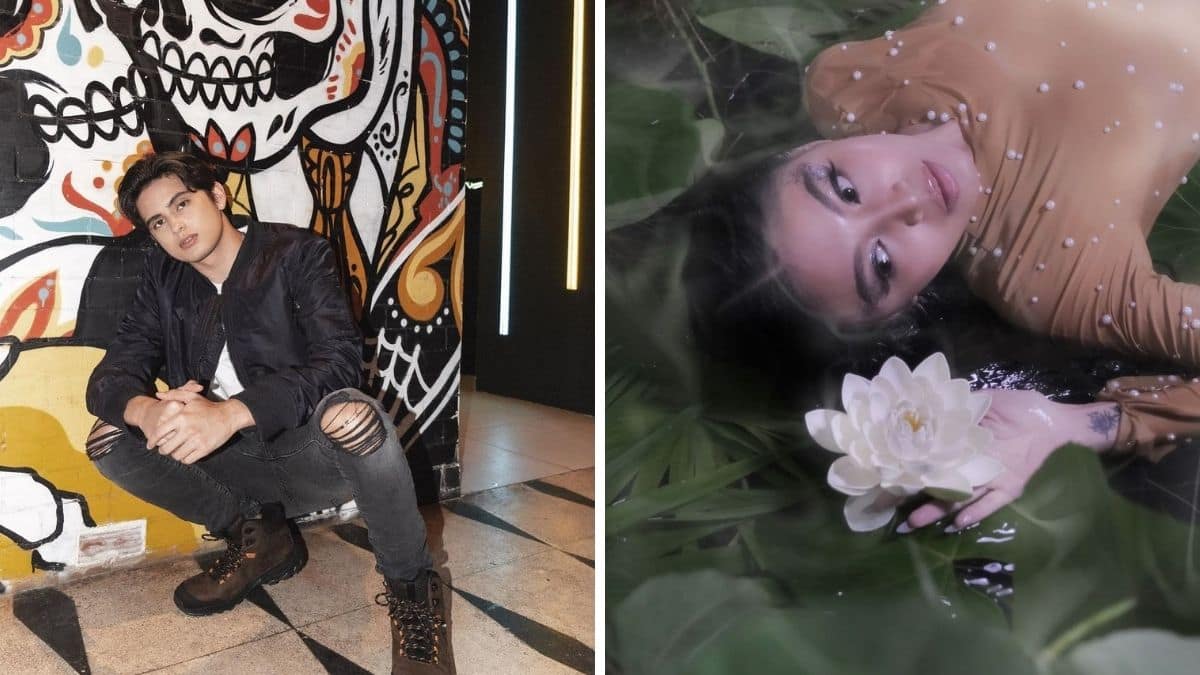 Side by side photos of James Reid and Nadine Lustre
