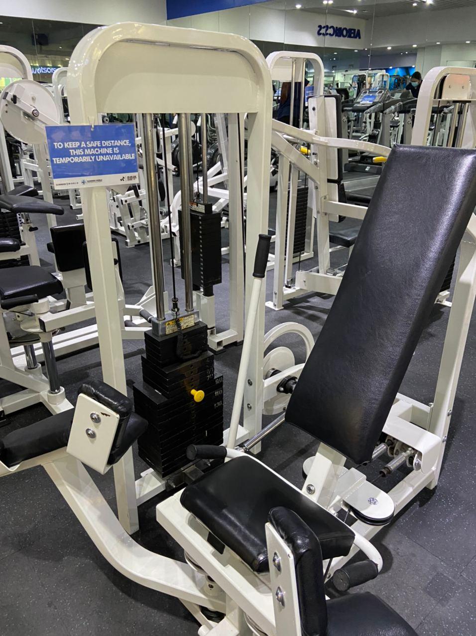 gym safety protocols - signages on workout equipment