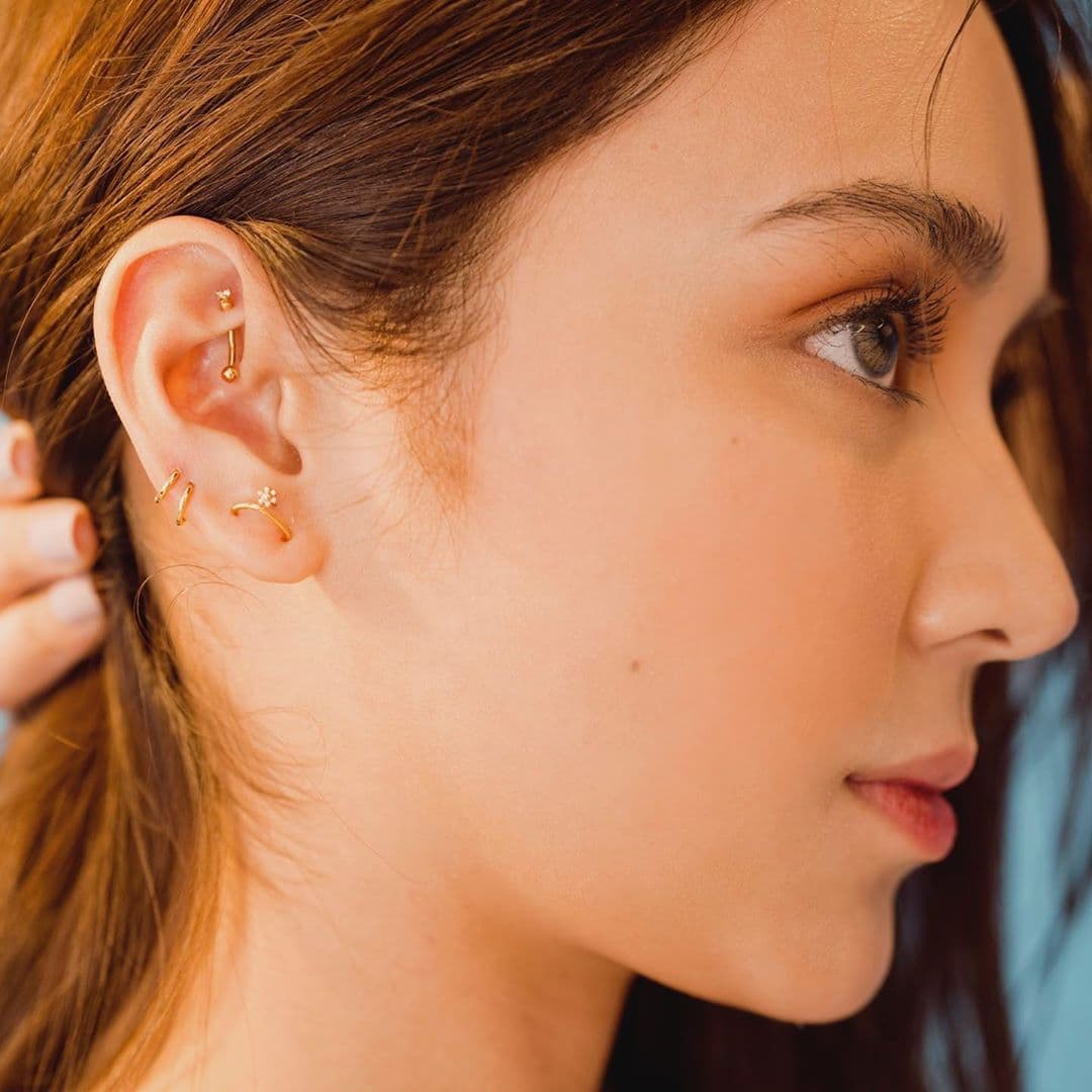 Kathryn Bernardo's ear piercings