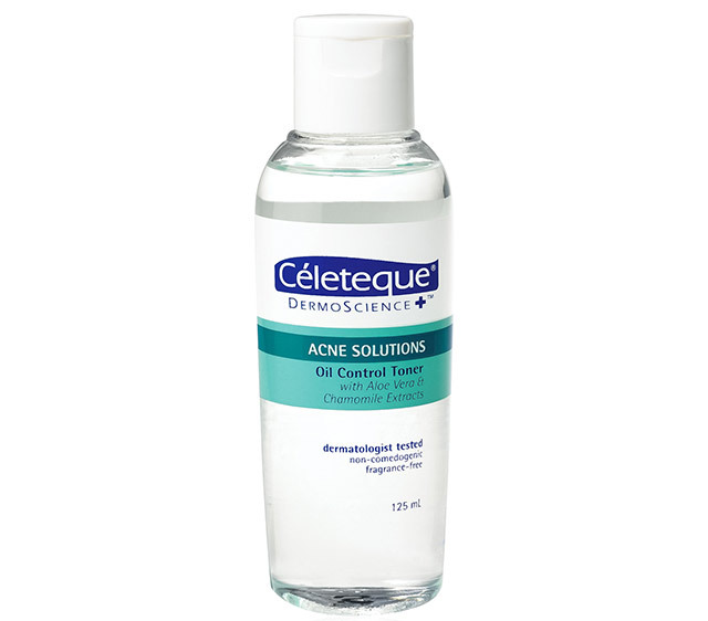 Routine for clear skin: Celeteque Acne Solution and Oil Control Toner