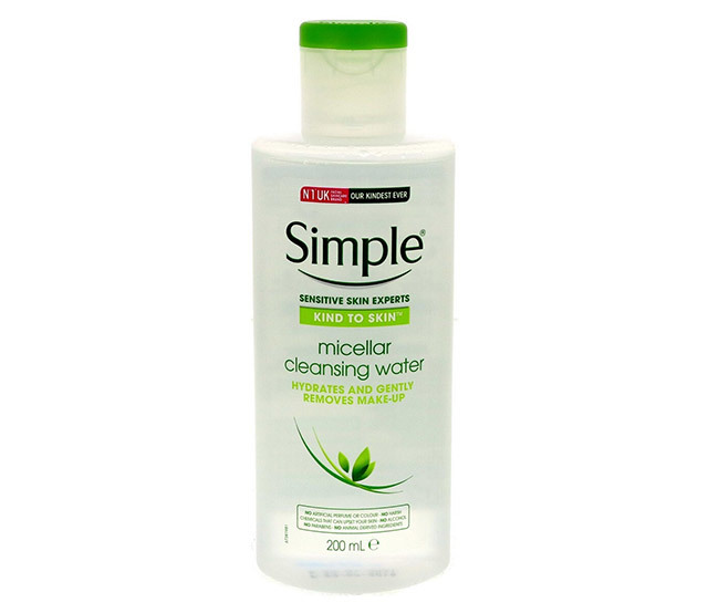 Routine for clear skin: Simple Micellar Water