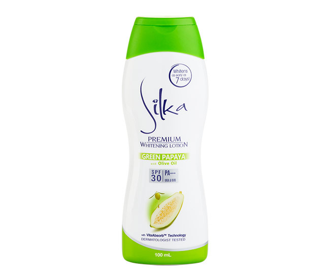 Silka Green Papaya Skincare Line: Silka Green Papaya Premium Whitening Lotion