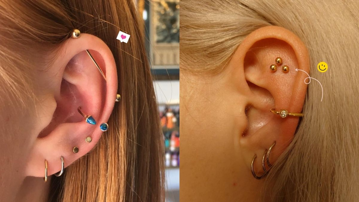 Pretty Ear Piercing Combinations To Try