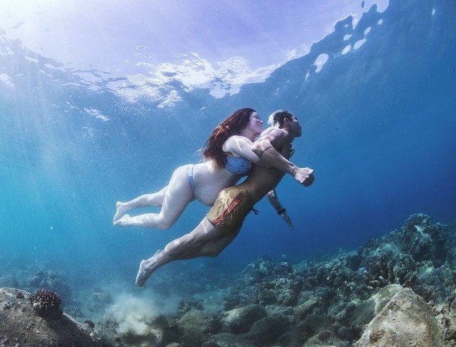 Andi Eigenmann Philmar Alipayo underwater engagement pregnancy photoshoot mermaid