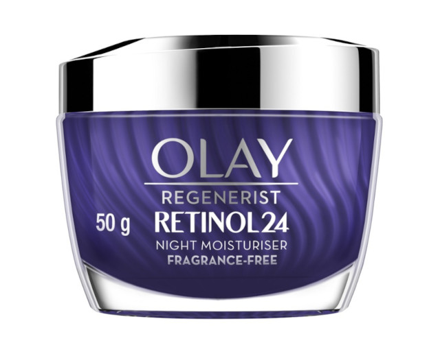 How to get rid of acne scars and marks: Olay Regenerist Retinol24 Night Moisturiser Fragrance-Free