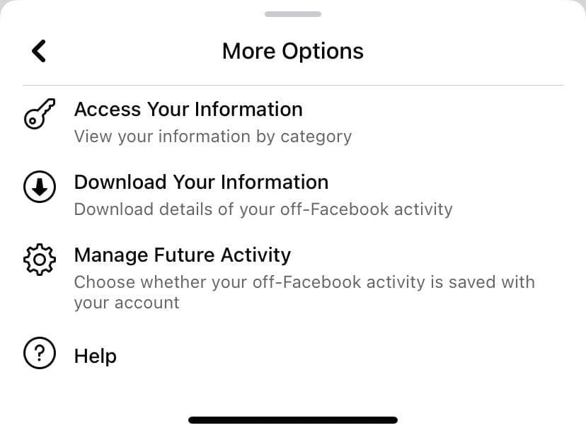 Off-Facebook Activity