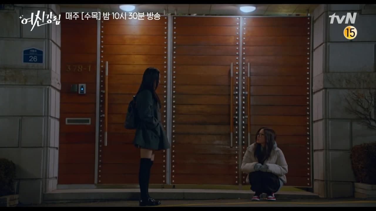 Episode 13 - True Beauty - Scene - Ju Kyung seeks comfort from Su Jin