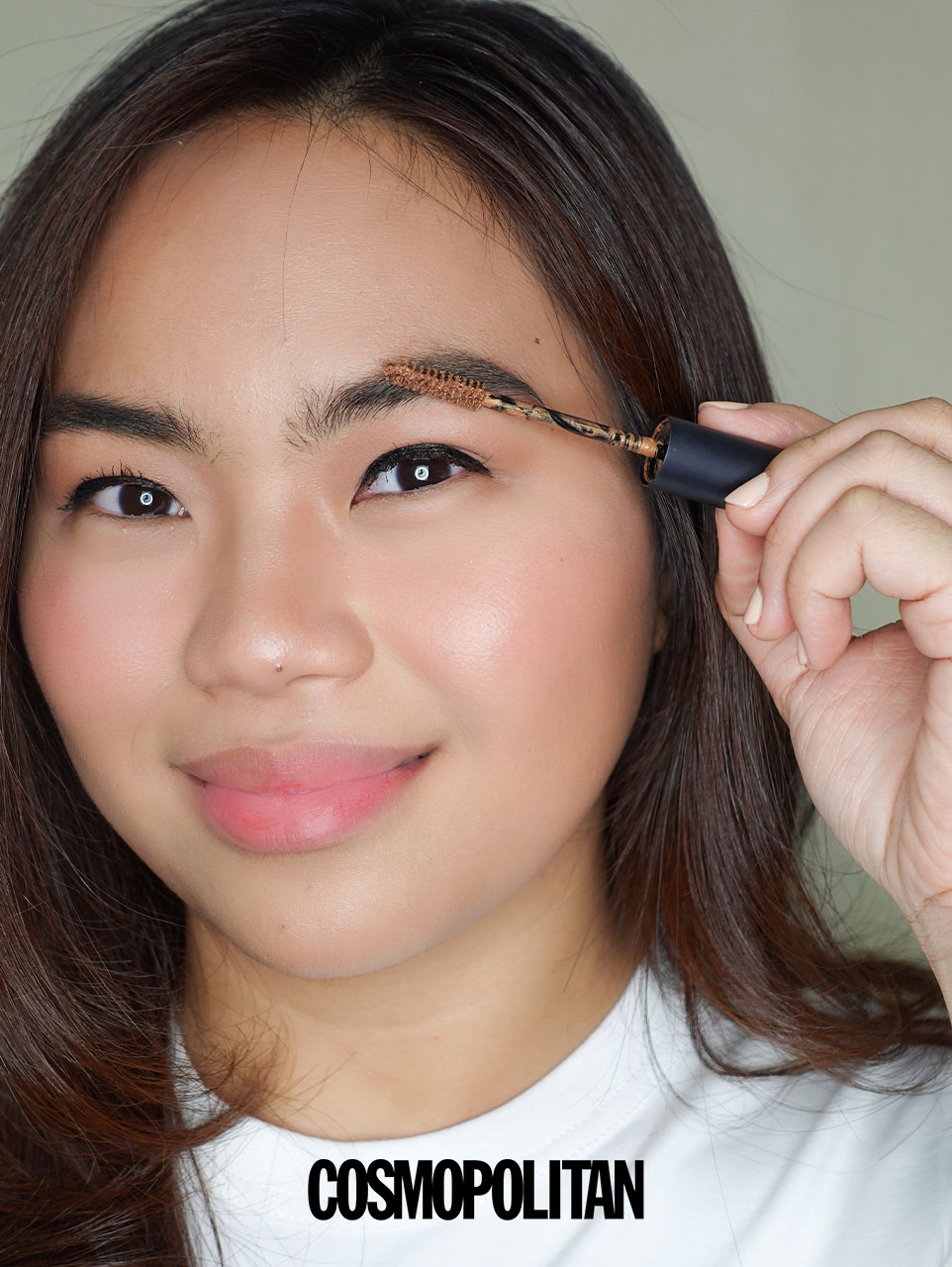 Easy 5-Step Routine For Bushy Brows - Set it in place.