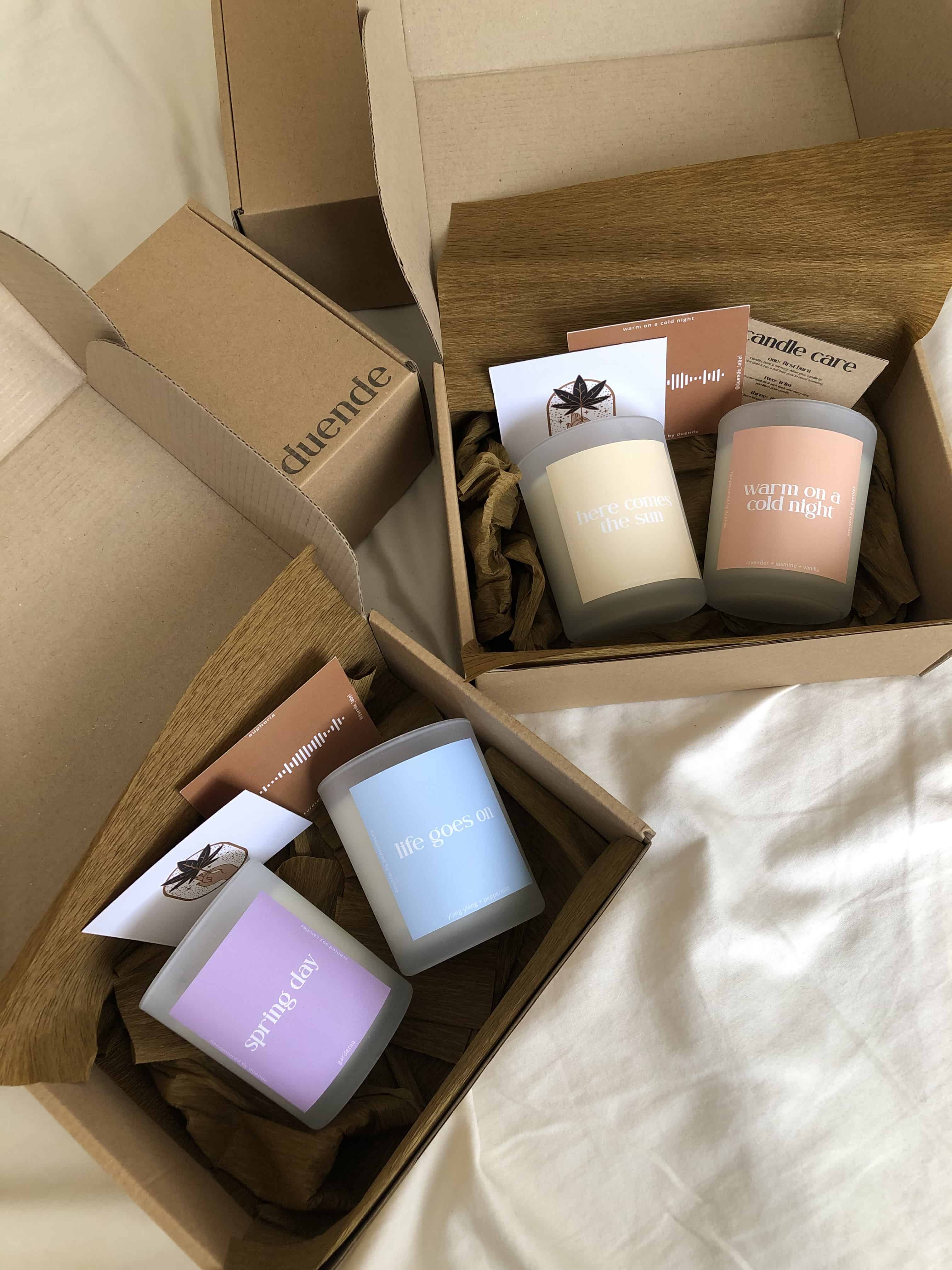 Scented candles inspired by BTS' songs