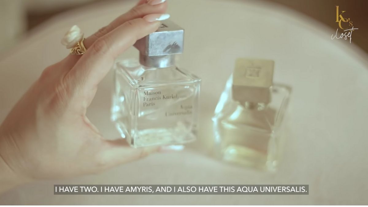 KC Concepcion's Francis Kurkdjian perfumes